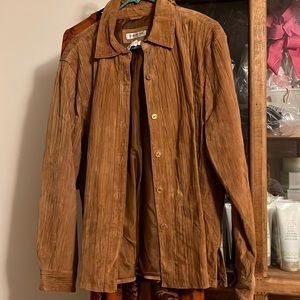 Jacket, size LargeTan Leather